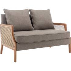 Bay Isle Home Loveseat Gray Sofa 46.7" 2 Seater