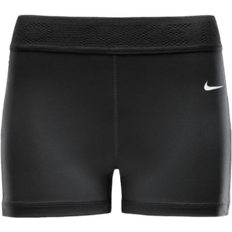 Nike Pro Women's Mid Rise 7.5cm Mesh Panelled Shorts - Black/White