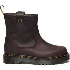 Dr. Martens Braun Schuhe Dr. Martens Anistone Lo Leather Biker Boots - Dark Brown