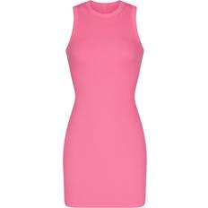 SKIMS Cotton Rib Tank Dress - Sugar Pink