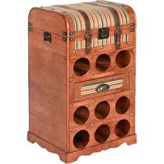 Home ESPRIT Poplar Brown Wine Rack 40x71cm