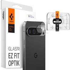Google Pixel 9 Pro Screen Protectors Spigen Glas.tR Ez Fit Optik Camera Lens Protector for Google Pixel 9 Pro 2- Pack