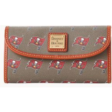 Cotton Clutches Dooney & Bourke Tampa Bay Buccaneers Continental Clutch Bag Pewter