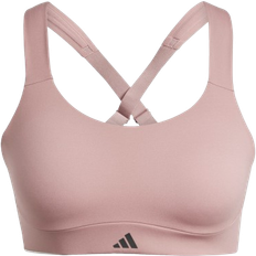 adidas TLRD Impact Luxe Training High Support Bra - Warm Clay