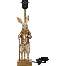 A Lot Decoration Rabbit Brass Lampfot 43cm