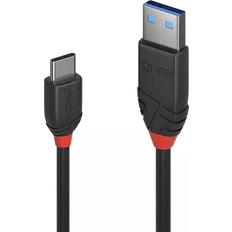 Lindy Black Line USB 3.2 Gen 2 USB A - USB C M-M 4.9ft
