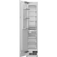 Rehingable Door Integrated Freezers Bertazzoni 18 Inch Column Freezer White, Stainless Steel