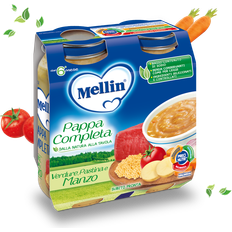 Pappe per Bambini Mellin Pappa Completa Verdure Pastina Manzo 250g 2pack