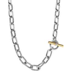 David Yurman Madison Toggle Chain Necklace - Silver/Gold