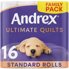 Andrex Supreme Quilts Toilet Rolls Fragrance-Free 3 Super Soft