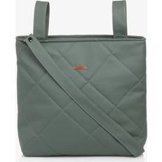 Uzturre Green Faux Leather Quilted Changing Bag 40 cm