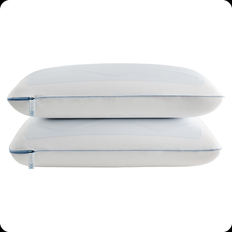 Sealy Standard Medium Gel Memory Foam Bed 2-Pack Ergonomic Pillow