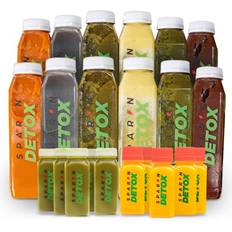 Liquids Weight Control & Detox SPAR-N-DETOX Natural Fruit and Vegetable Juice Bottles 12 pcs