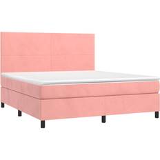 180cm Lits vidaXL Velvet Continental Bed 180x203cm