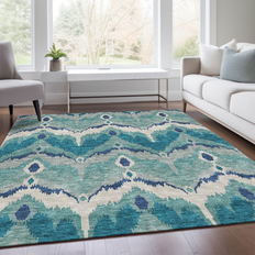 Addison Rugs Chantille ACN743TE 8 x 10 Ft Geometric Area Rug Turquoise, Blue