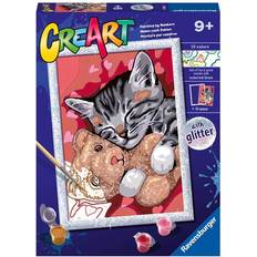Artigianato Ravensburger CreArt Serie D Gattino e Il Suo Orsetto Kit