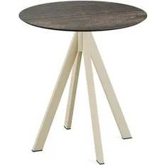 Cafétische Essentials Infinity Terrassentisch Sand Gestell Ø70 cm