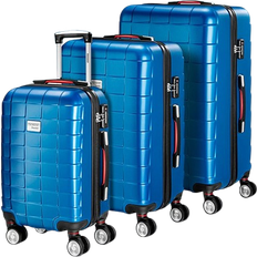 Plástico ABS Equipajes Monzana Exopack Azul Maletas Rigidas 40L 80L 105L