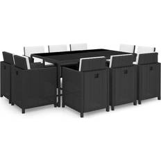 vidaXL 42547 Matgrupp, 1 Bord inkl. 10 Stolar
