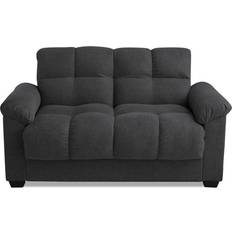 Latitude Run Margo Dark Grey Sofa 157cm 2 Seater