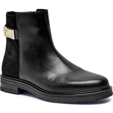 41 ⅓ Bottines à la Cheville Tommy Hilfiger Leather Ankle Boots - Black