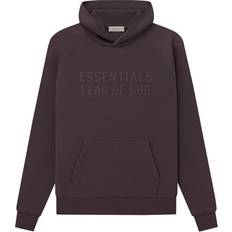 Fear of God Essentials Hoodie 'Plum' - Brown - Men's