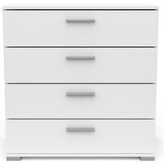 CaliCosy Izzy Matte White Chest of Drawer 79x82cm