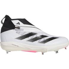 adidas Men's adiZero Impact Baseball Cleats White/Black, 13 Adult Baseball