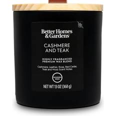 Better Homes & Gardens Wooden Wick Jar Black Scented Candle 32oz