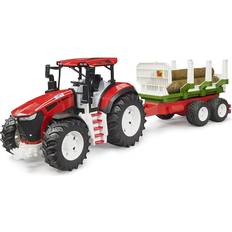 Roadmax bruder Bruder Roadmax Tractor with Forwarding Trailer & 3 Tree Trunks 03453