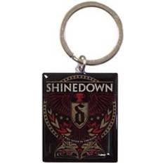 Shinedown I Will Never Be Voiceless Photo Print Keyring - Dark Red