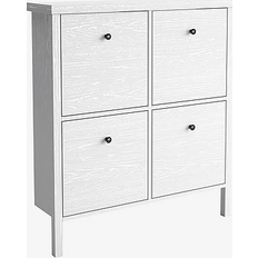Hanah Home Elspet White Skostativ 98x104cm