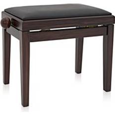 Gear4music Adjustable Piano Stool Rosewood