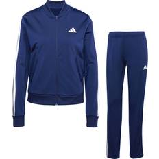 Blau - Tracksuit Jumpsuits & Overalls adidas Essentials Trainingsanzug - Dunkelblau/Weiß