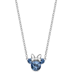 Disney Minnie Mouse Necklace - Silver/Blue