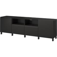 Tv bänk 240cm IKEA Bestå Black TV-bänk 240x74cm