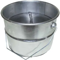 B Company Bucket Black/Silver Candle 2pcs