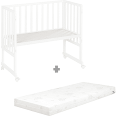 Beistellkrippen Roba Stuben- & Beistellbett 3in1 mit Barriere + Matratze