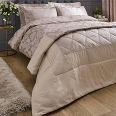 Sängöverkast guld Catherine Lansfield Damask Jacquard Sängöverkast Guld, Beige (260x240cm)