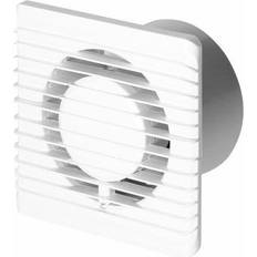Badrumsfläkt 100 mm Väggmontering Tyst Drift Kabel