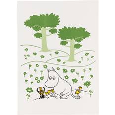 Groen Keukendoeken Moomin Arabia Theedoek Moomintroll 50x70 cm