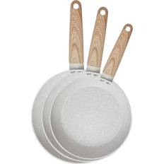 of Cream Pans 3 Pieces Ø 18 x 4 cm Ø 22 x 5 cm Ø 26 x 5 cm