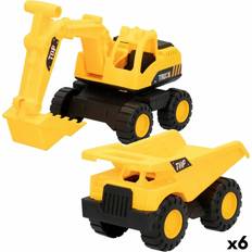 Play&Go Construction Vehicles Speed & Go 6 Unidades