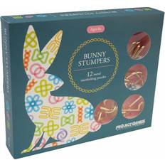 Metal Classic Jigsaw Puzzles Bunny Stumpers Metal Puzzles Set of 12