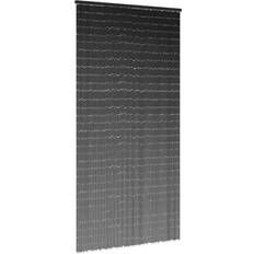 vidaXL Insektsgardin Mörkgrå 100x200 cm Bambu