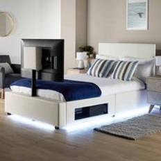 X-Rocker Ava Small Double TV Bed Frame 4ft