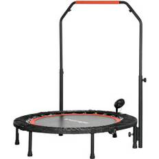 Northio Ministudsmatta Lcd-Skärm 102 cm Fitnessstudsmatta Med 4-Vägs Höjdjusterbart Handtag