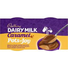 Cadbury Dairy Milk Caramel Pots Of Joy Desserts 2 x 60 g 60g 2pcs