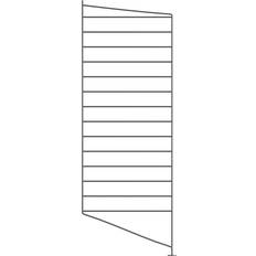 Sengegavle String Gulvgavl 85x30 cm 1-pak Mørkegrå Sengegavl