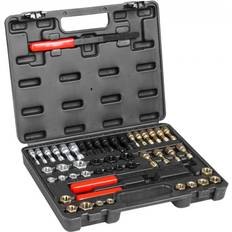 Tool Kits VEVOR 49pcs Thread Chaser Set UNC UNF Tool Kit